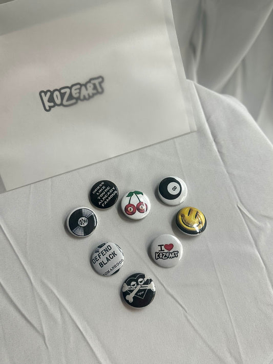 KOZEART Starter pack (pinback buttons)